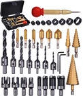 34 Pack Wood Working Chamfer Drilling Tools, 6 Countersink Bit Set, 7 C... New. Price: $37.93.
