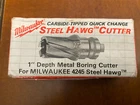 New Milwaukee 9/16" Quick Change Tang Drive Steel Hawg Saw Cutter 49-57-0564. Price: $54.89.