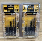 Lot Of 2 New Dewalt DWA1180 (10-PIECE) Drill Bit Set, Black & Gold DN1180. Price: $24.99.