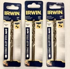 Irwin 9/32" Cobalt Drill Bits 3016018 Split Point Jobber Length Hardened Steel New. Price: $13.59.