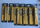 Dewalt Black Oxide Drill Bits Lot Of 1/2, 15/32, 7/16, 27/64, 3/8, 23/64. New. Price: $42.99.