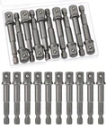 10PCS Impact Adapter Square Socket Set 3/8 Tip 1/4 Hex Shank Drill New. Price: $12.80.