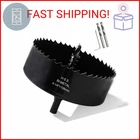 Phituoda 4-1/4" 108MM Hole Saw With Hex Shank Drill Bit Adapter, 38MM Cutting New. Price: $15.81.