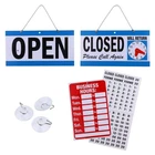 Open Signs For Business, Bundle Office Hours Will Return Clock With S... New. Price: $18.42.