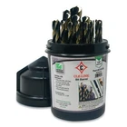 Cle-line C18128 Drill Set 29 Pc 1/16"-1/2" Hss 135 Split Point Black/gold New. Price: $191.38.