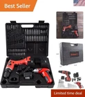 Stalwart 74-PIECE 12V Cordless Drill & 3.6V Screwdriver Set With Bits, Socket... New. Price: $102.68.