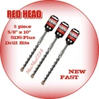 3 X Red Head Sds-plus Drill Bits 5/8-IN 10-IN Carbide Masonry 11496 New. Price: $28.82.