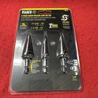 Klein Tools Step Drill Bit Set Quick Double Fluted 3 Piece 1/4" ( 6MM QRST2S New. Price: $29.99.