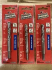 (3) 3/8 High Speed Drill Bit. Vermont American 10424. New. Price: $14.90.
