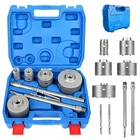 9PCS Masonry Hole Saw Kit - Inch Sds Plus Max 30 40 65 80 100, Silver New. Price: $100.99.