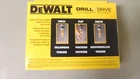 Dewalt DW2735 Screwdriver Bit /drill Set, Flip Drive, 12-PC. -ships Free New. Price: $42.00.
