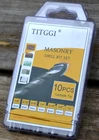 Titggi Masonry Drill Set 10PCS Carbide Tip Concrete Brick Tile Bit-new. Price: $11.99.
