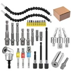 32PCS Flexible Drill Bit Extension Set Rotatable Joint Socket 1/4 3/8 1/2 Inch New. Price: $28.05.