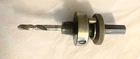 Vintage, Milford No. 54314 Hole Saw Arbor, 1/4 " Pilot Bit. Used. Price: $10.00.