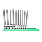 Mayhew Tools 16032 Torx Insert Socket Bit Set, Chrome, 10-PIECE Medium-length New. Price: $154.64.