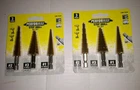 Performax Piece Step Drill Bit SET3/16 To 1/2 W/ 1/4 Hex Shank New. Price: $18.00.