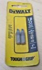 Dewalt Tough Grip 1-IN #2 Square Bit (2-PC) DWA1SQ2-2L New. Price: $9.99.