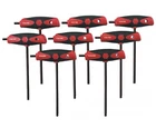 Wiha 33489 Soft Grip Dual Drive Ball End Hex T-handle Metric Black Finish, 8PC New. Price: $55.96.