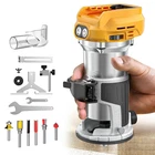 Cordless Compact Router For Dewalt 20V Battery (bare Tool) 800W Brushless Wood New. Price: $109.99.