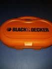Black & Decker 71960 Screwdriver Bit Organization Orange Case Pc. Complete Used. Price: $24.95.