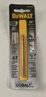 Dewalt DW1208 1/8" Cobalt Split Point Twist Drill Bit New. Price: $5.99.