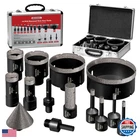 Rekckrul 14PCS Diamond Core Drill Bits Set Extractor Tool Hole Saw Kit New. Price: $159.98.