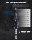 Vevor Step Drill Bit 1/4 To 3/4 Inch With Hex Shank High Speed Steel New. Price: $19.99.