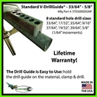 Big Gator Tools STD3000DGNP Bit Jig V-drillguide Drilling Accessory New. Price: $29.95.