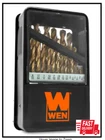 Wen DB291A 29-PIECE Gold Oxide Hss Drill Bit Set With Carrying Case New. Price: $29.80.