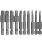 Eyech 10PCS Magnetic Pentagon Head Screwdriver Bits Set, 1/4 One Size, Gren New. Price: $12.88.