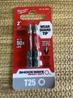 Milwaukee Shockwave Impact Duty T25 Driver Bit, 48-32-4985 (2-PACK) New. Price: $8.10.