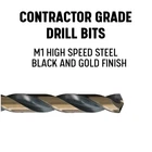 High Speed Steel Black & Gold Drill Bit 1-1/8" New. Price: $49.59.