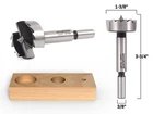 1-3/8" Diameter Steel Forstner Drill Bit Shank Yonico 43021S New. Price: $9.95.