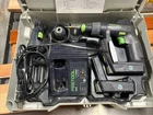 Festool Cxs 1,3 Cordless Drill Set 10.8V Li-ion 2 Batteries Attachments Used. Price: $180.00.