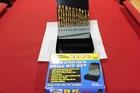29 Pc. Titanium Nitride Coated Drill Bit Set Press Cordless Steel New. Price: $12.95.