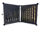15 Piece Cobalt Quick Change Hex Shank Drill Bit Set New. Price: $129.00.