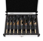 8PC Ate Pro Black & Gold Cobalt Silver Deming Hss Jumbo Drill Bit Set 9/16-1" New. Price: $49.99.