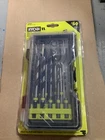 Ryobi 11 Piece AR2041 Wood Drill Bit Set Impact Rated Open. Price: $12.95.