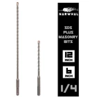 Narwhal Sds Plus 1/4 Inch Masonry Drill Bit For Rotary Hammers (2 Pack Includ... New. Price: $18.64.