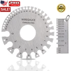 Wire Gauge Measurement Tool Metal Thickness Dual Sided Sheet Guage New. Price: $10.65.
