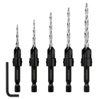 Workpro 5PC Hss Countersink Drill Bit M2 4FLUTE Woodworking Pilot Screw Hole Set New. Price: $13.99.