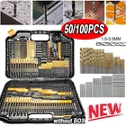 100 50PCS Titanium Coated Drill Bits Hss High Speed Steel Set Tool Quality New. Price: $21.75.
