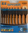 Spyder 10-PIECE X 6-IN Woodboring Spade Drill Bit Set Free Same Day Shipping ! New. Price: $19.88.