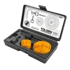 Tolsen 11PCS Hole Saw Pilot Drill Bit Kits For Plywood Drywall Plastic New. Price: $27.69.