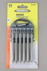 New Performax 4" Power Bit Set In Carry Case W/ Clip - 6 SQ1, SQ2, SQ3. Price: $7.99.