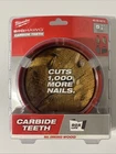 New Milwaukee 49-56-9270 5-1/4 In. Big Hawg Hole Saw With Carbide Teeth. Price: $54.95.