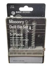 Black & Decker Carbide Tip Masonry Drill Bits 5-PIECE Set 16725 Made In Usa Used. Price: $12.00.