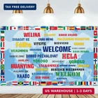 Tatuo International Backdrop Welcome Banner World Flags Backg New. Price: $21.43.