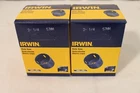 Lot Of Irwin 2-14" Bi-metal Hole Saw Blades (57MM) 373214BX New. Price: $13.95.