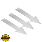Patikil Arrow Sticker 8 Inch Silver Directional Floor Wall Decal 4 Sheets New. Price: $20.00.